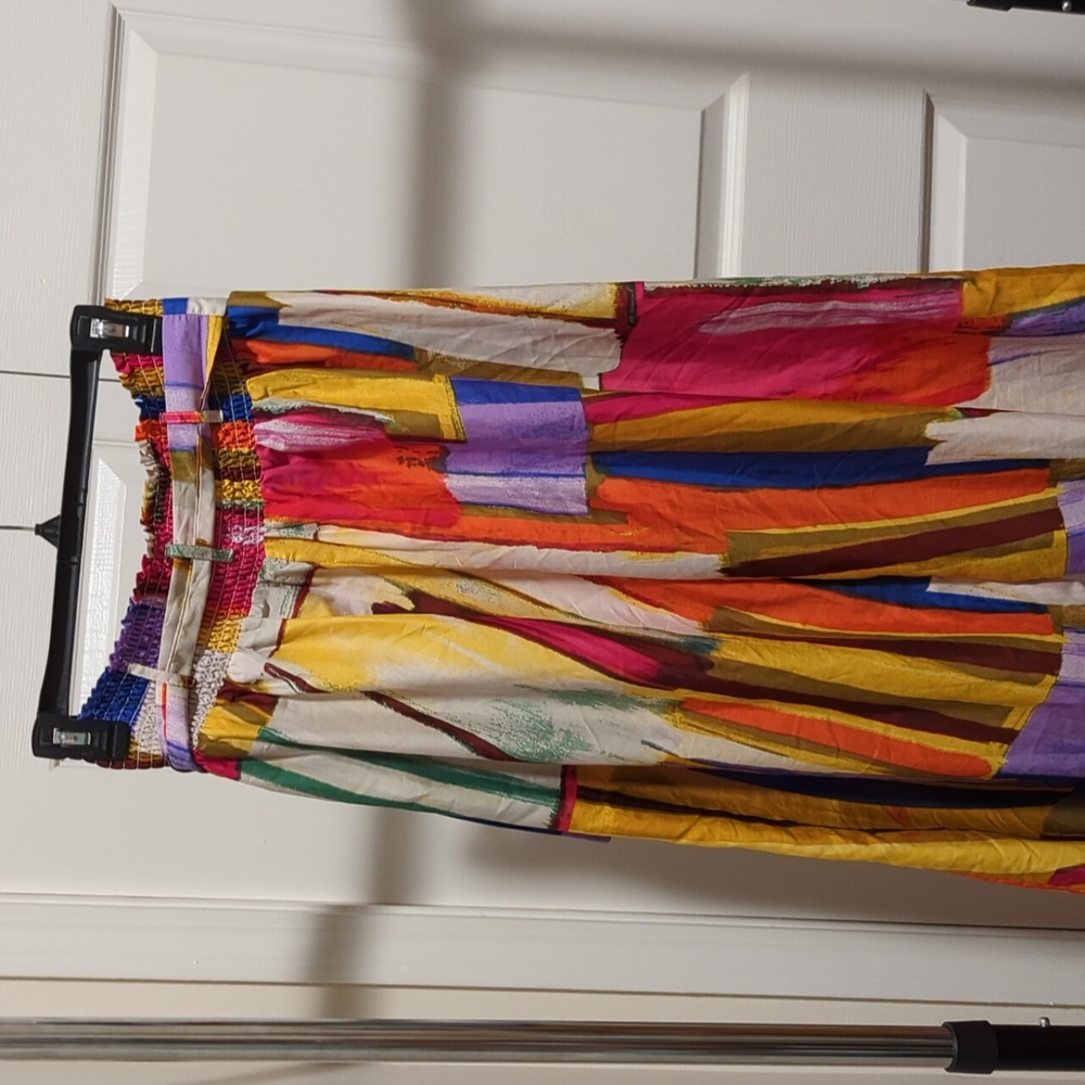 Colorful wide leg flowy pants - Picture 5 of 5